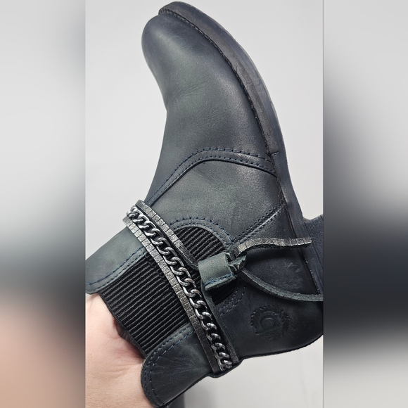 Bugatti Women's Green V3737-1 460 Biker Ankle Side Zip Boots Size EUR 36 US 6 - Picture 8 of 16